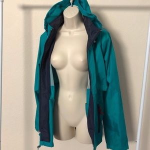 Vintage Turquoise Rain Jacket
